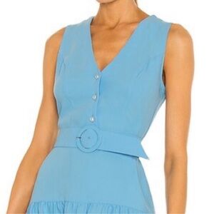 Amanda uprichard fauna dress in pacific